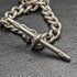 Around 1900 British Antique Pure Silver (925 Silver) Thick Albert Chain 75g Pure Silver Ingot Fob